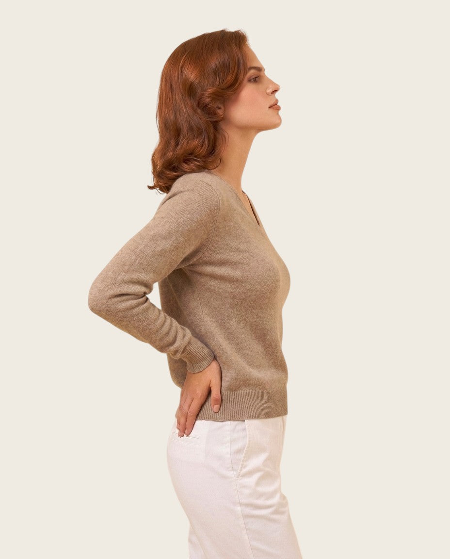 The Marchmain Wool Sweater - V-Neck