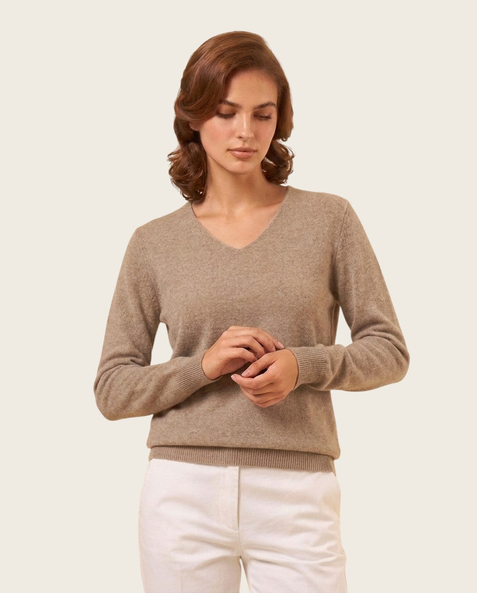 The Marchmain Wool Sweater - V-Neck