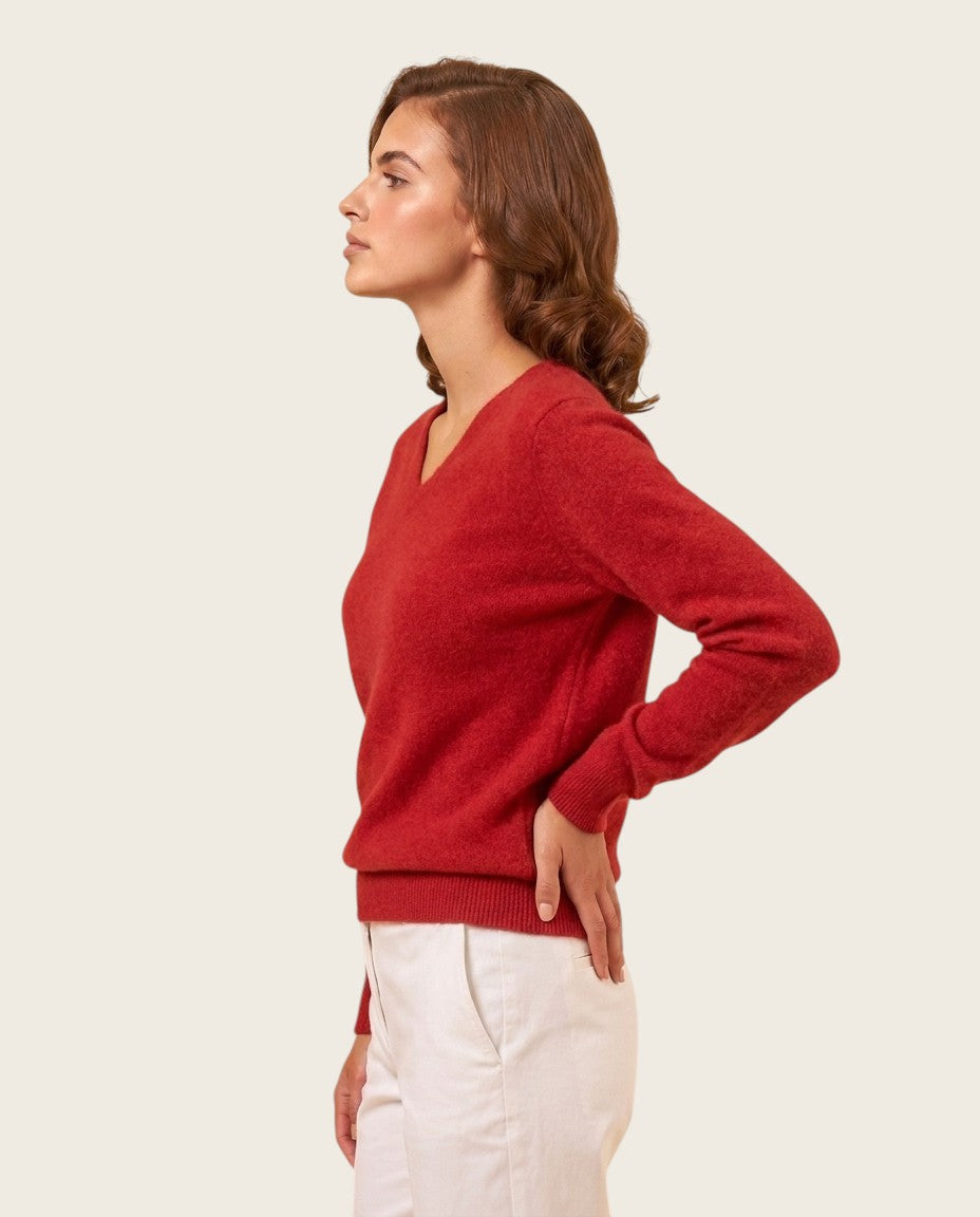 The Marchmain Wool Sweater - V-Neck