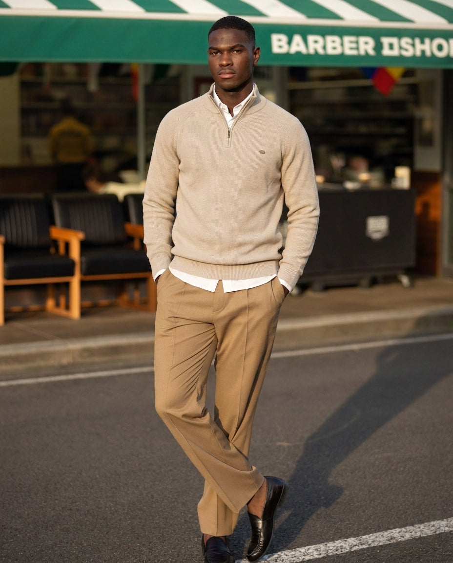 The Thornbury Zip Sweater