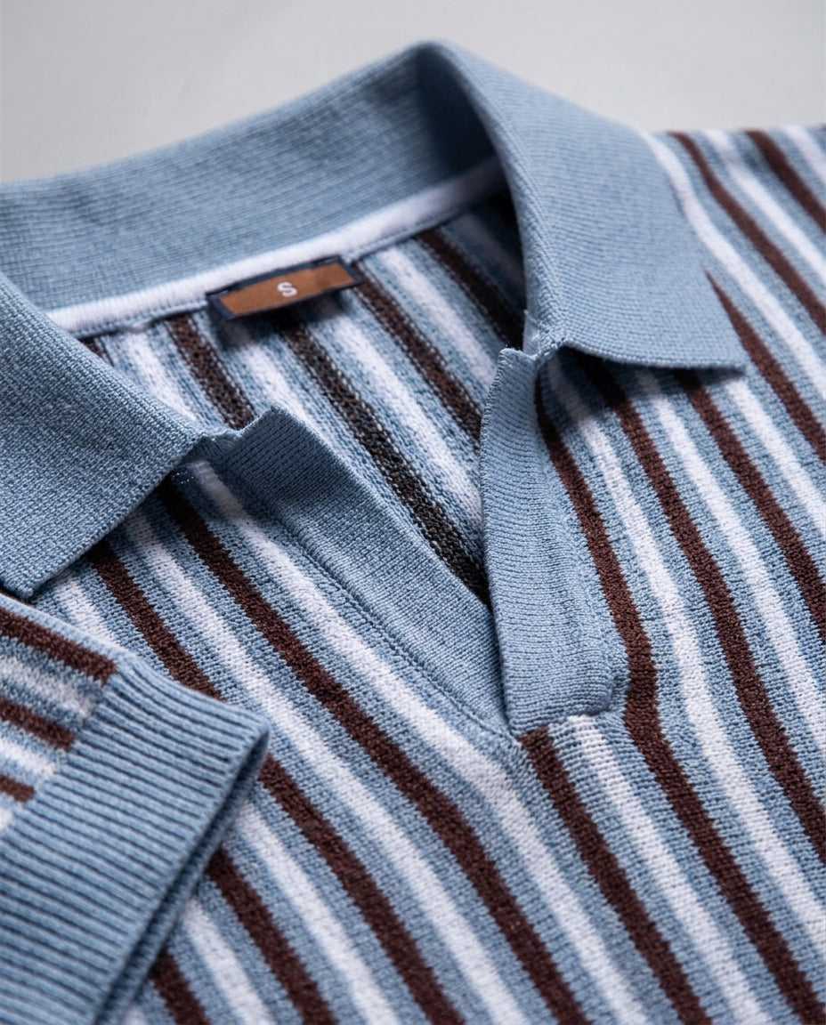Monaco Stripe Polo