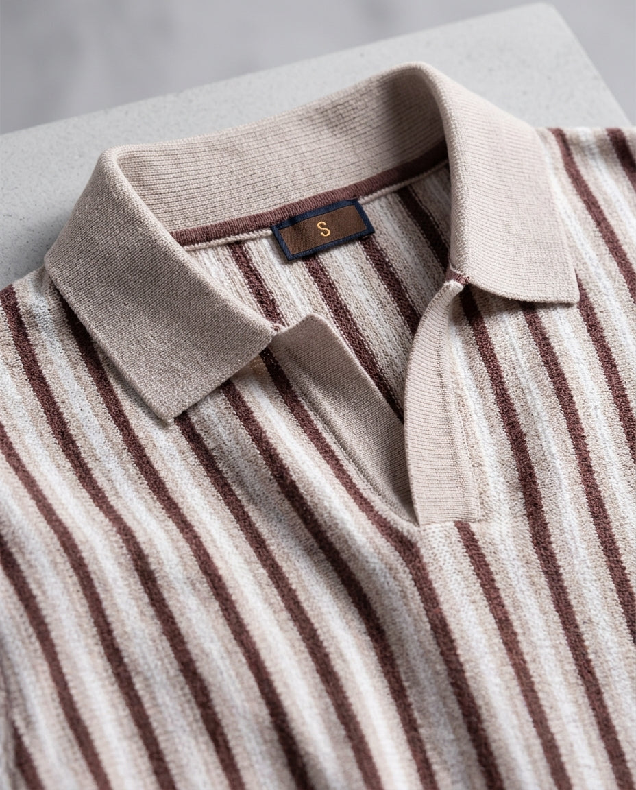 Monaco Stripe Polo