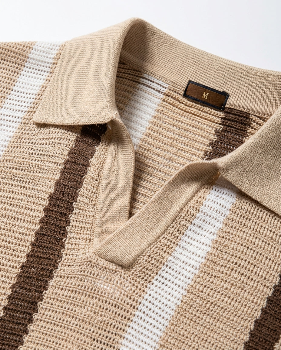 The Hastings Ribbed Knit Polo