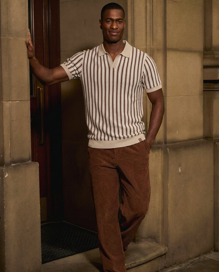 Monaco Stripe Polo
