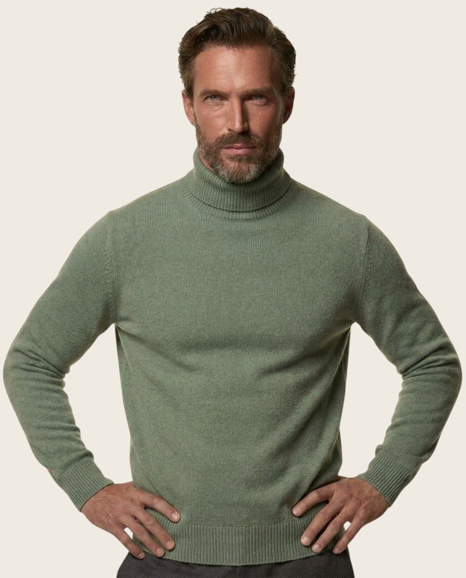 Alpine Wool Turtleneck - 100% Wool
