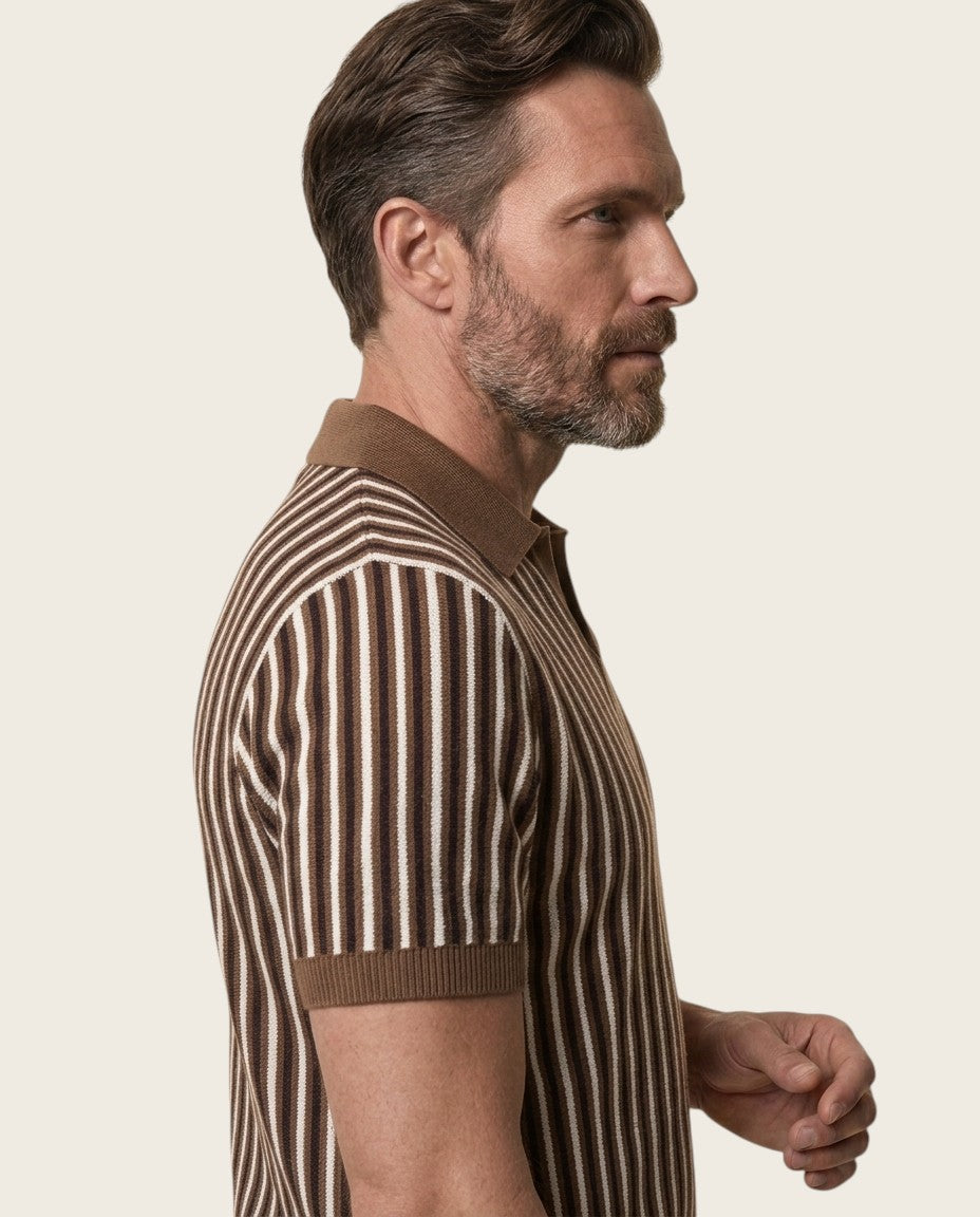 Monaco Stripe Polo