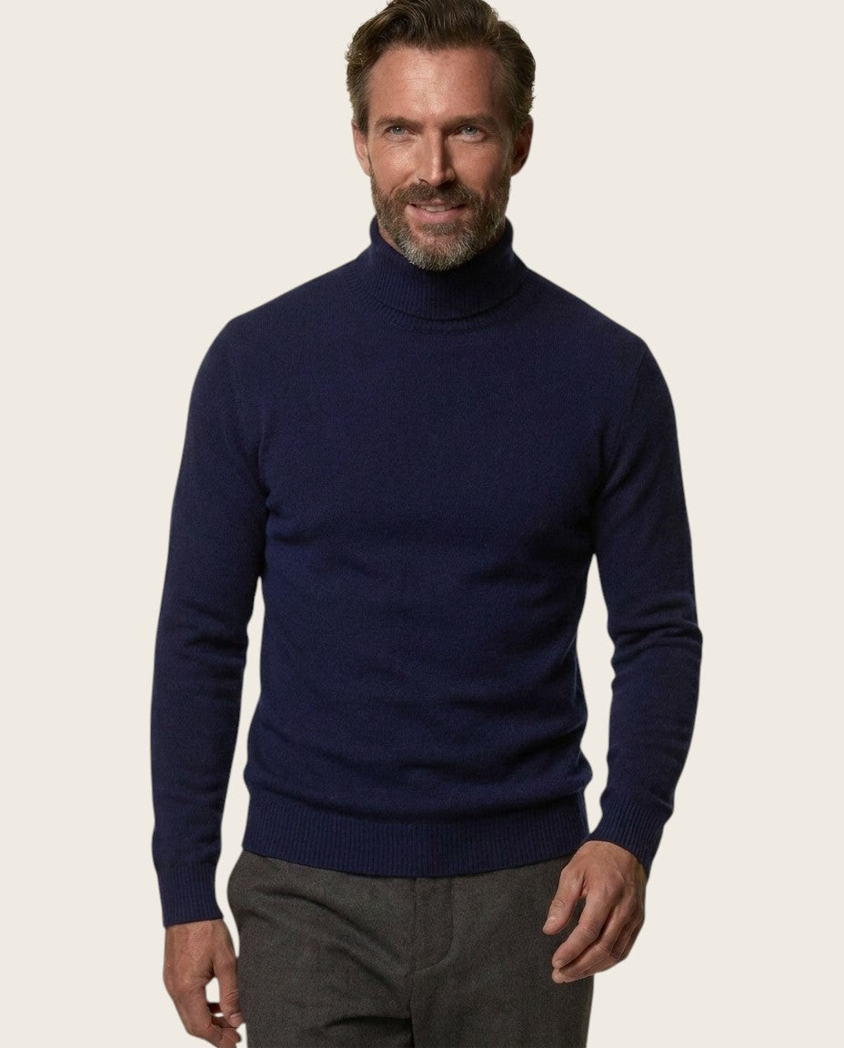 Alpine Wool Turtleneck - 100% Wool
