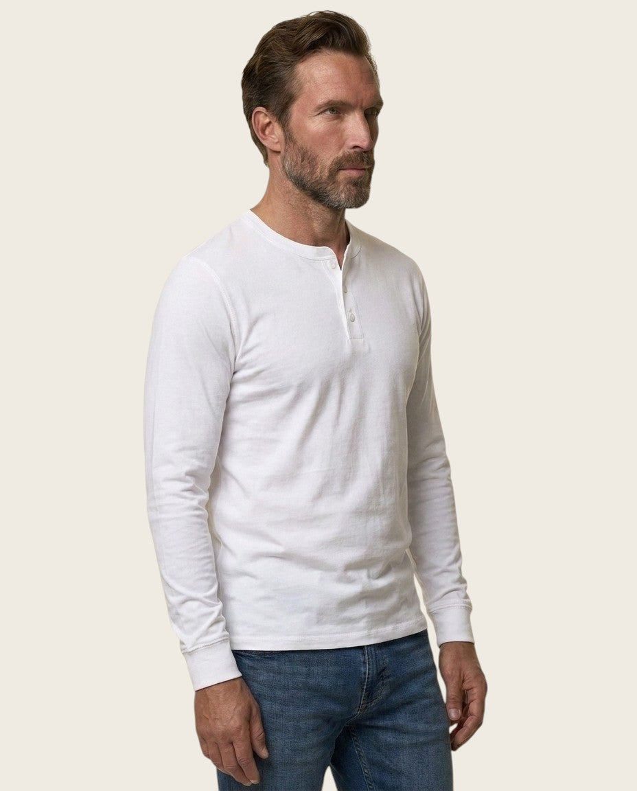 The Ashford Henley Tee, 100% Cotton