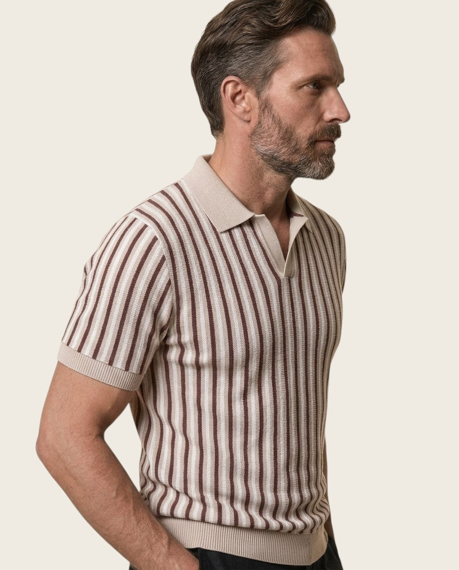 Monaco Stripe Polo