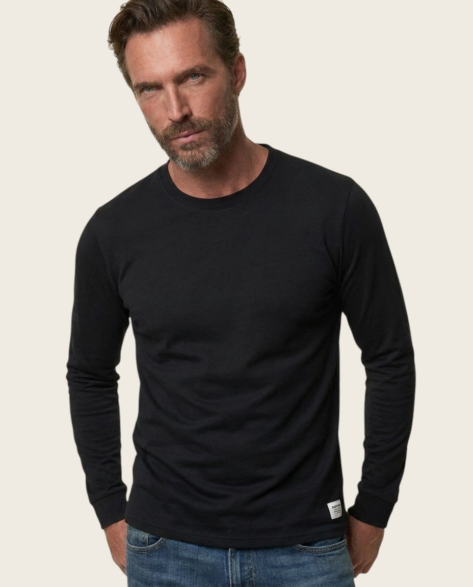 The Fairview Long Sleeve Tee, 100% Cotton
