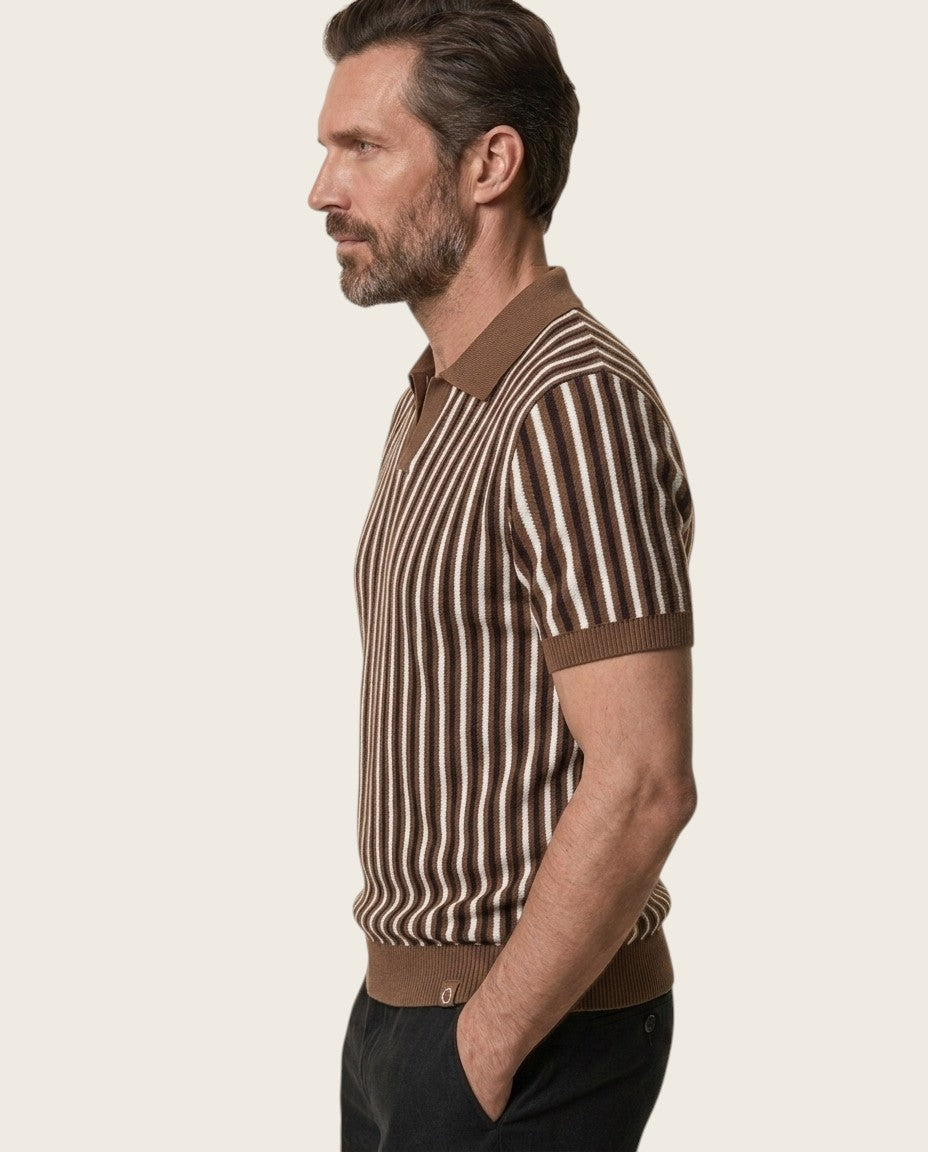 Monaco Stripe Polo