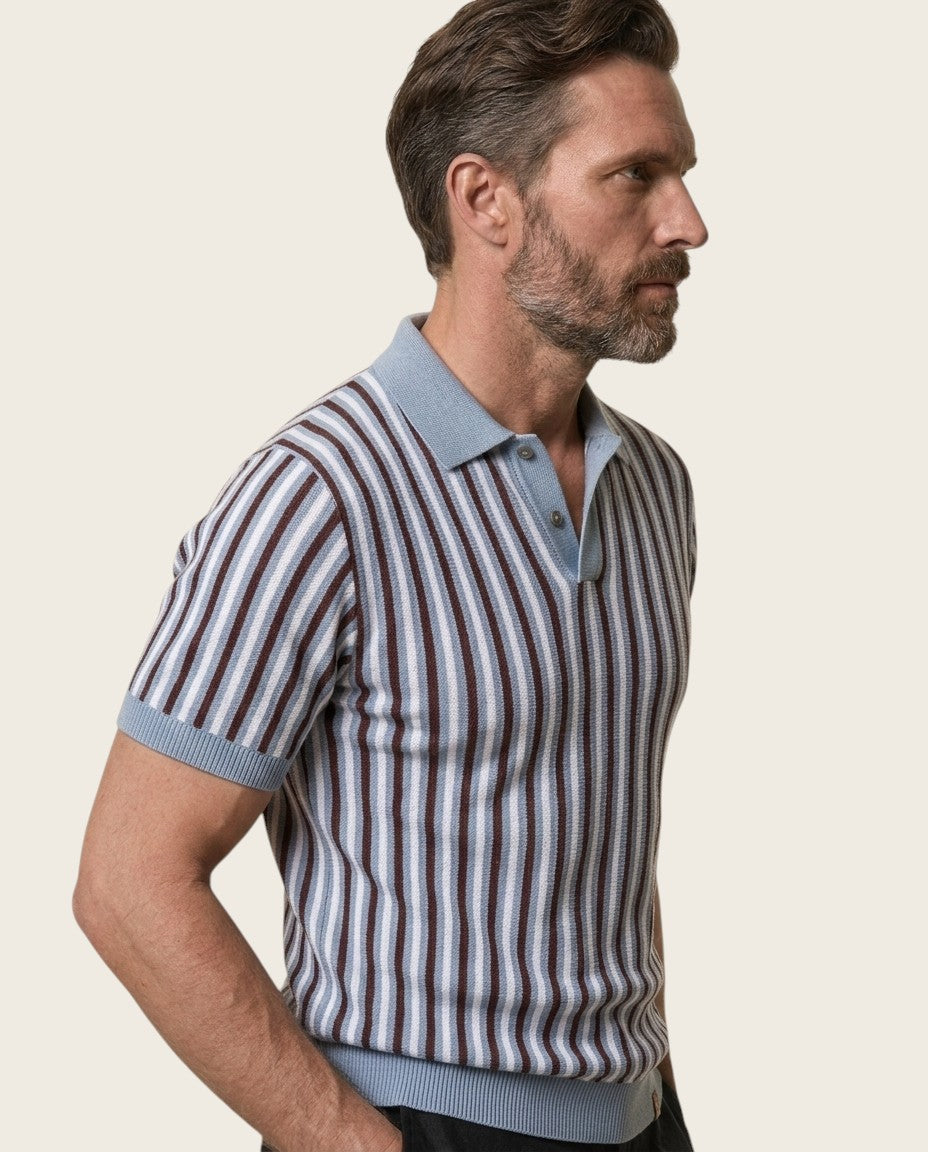 Monaco Stripe Polo