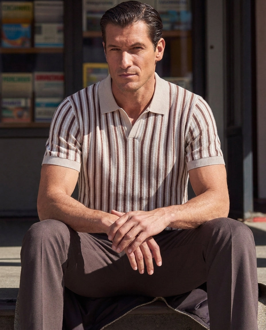 Monaco Stripe Polo