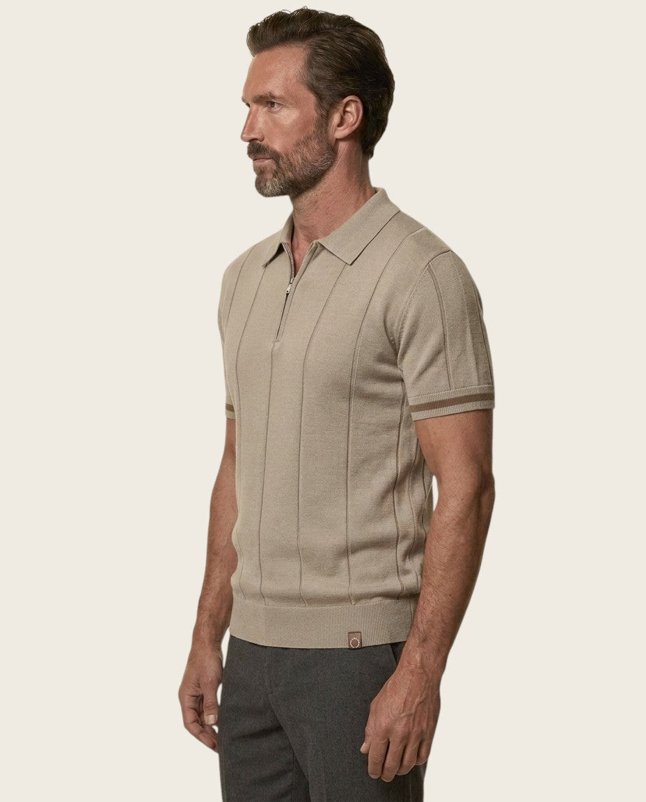The Coastal Zip Polo