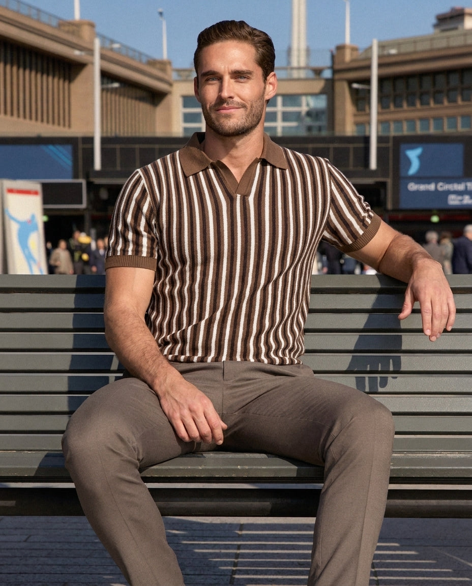 Monaco Stripe Polo