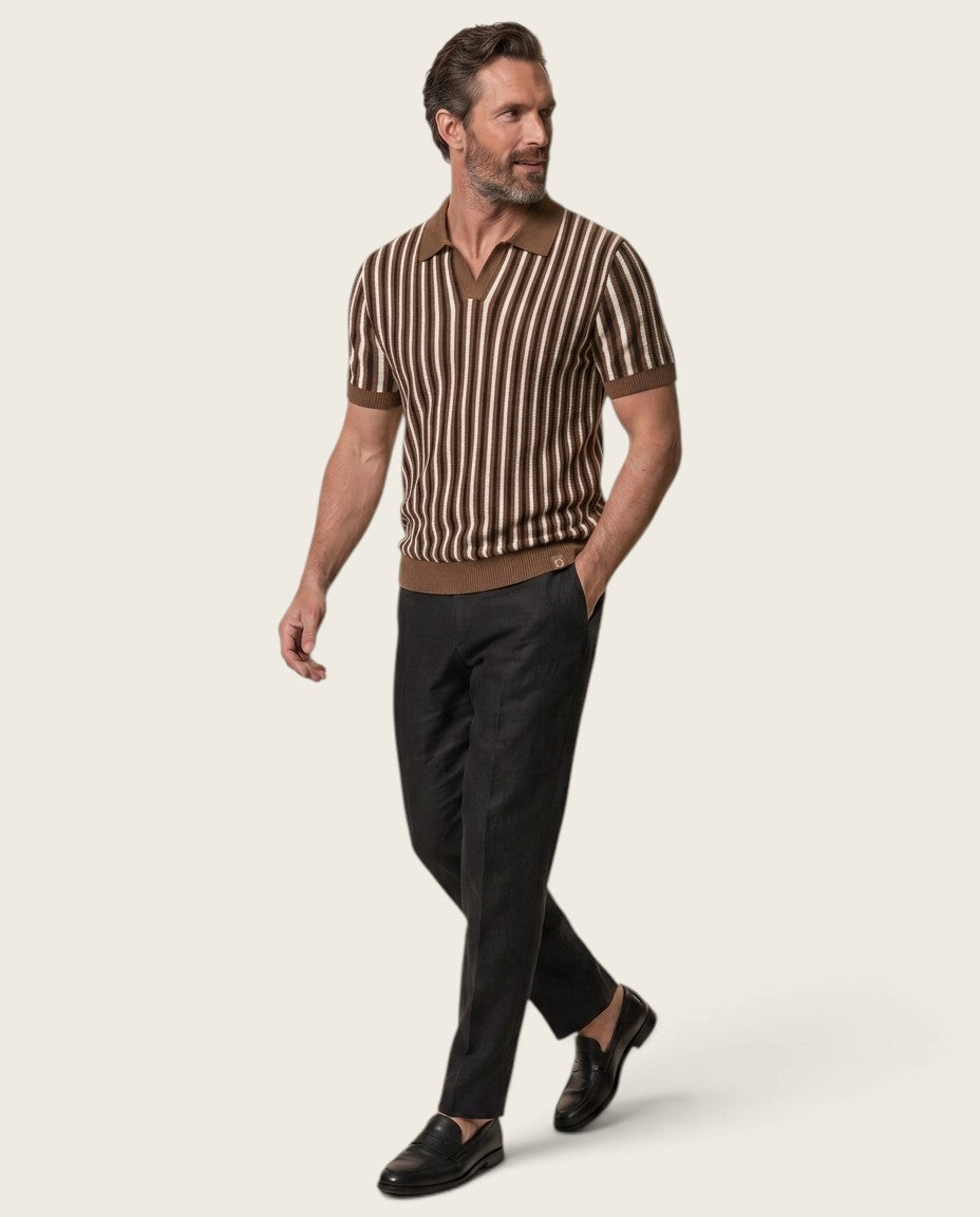 Monaco Stripe Polo