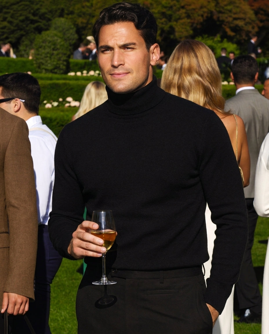 Alpine Wool Turtleneck - 100% Wool