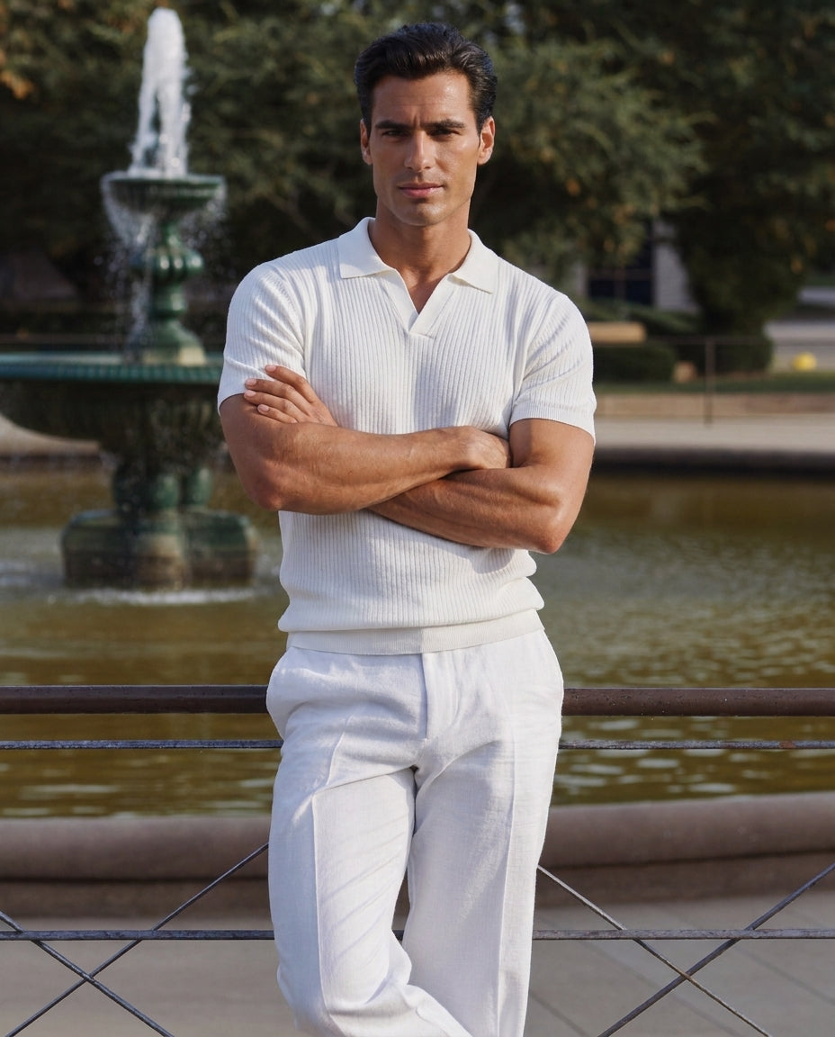 The Dover Ribbed Polo