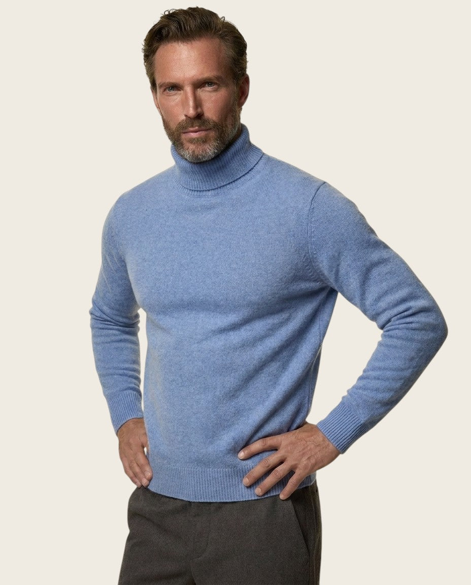 Alpine Wool Turtleneck - 100% Wool