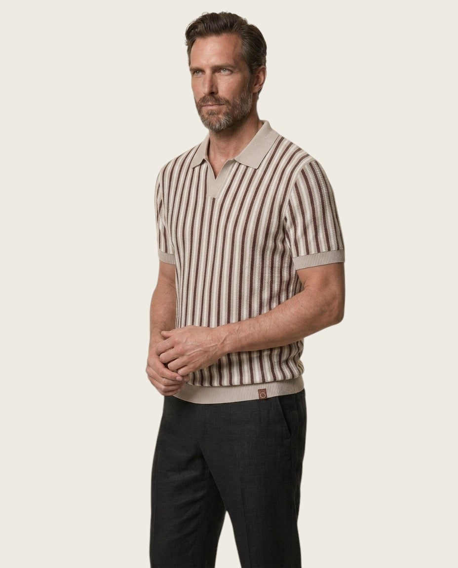 Monaco Stripe Polo